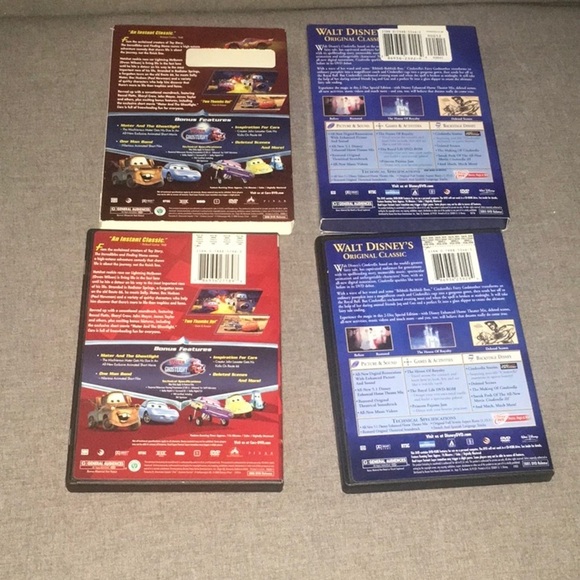 Disney Pixar widescreen Cars + platinum edition Cinderella 2 disc dvd set - Picture 4 of 6